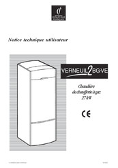 CHAUFFAGE FRANCAIS Verneuil BG 27 VE Notice Technique