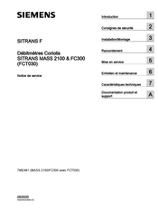 Siemens SITRANS F Serie Notice De Service