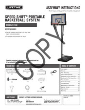 Lifetime SPEED SHIFT Instructions D'assemblage