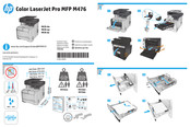 HP Color LaserJet Pro MFP M476dw Guide D'installation Rapide