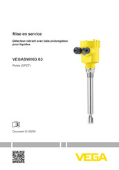 Vega VEGASWING 63 Guide De Mise En Service