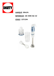 Braun Multiquick MR 4050 HC Mode D'emploi