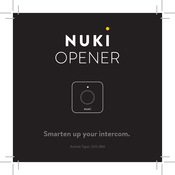 NUKI OPENER Installation