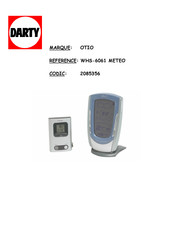 Otio WHS-6061 METEO Guide De L'utilisateur