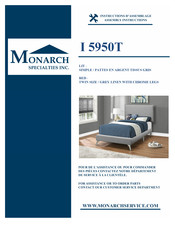 Monarch Specialties I 5950T Instructions D'assemblage