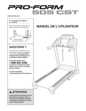 Pro-Form PFTL60910.1 Manuel De L'utilisateur