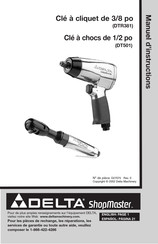 Delta ShopMaster DT501 Manuel D'instructions