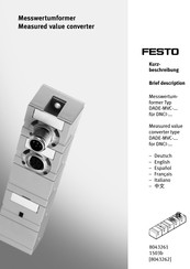 Festo DADE-MVC Serie Mode D'emploi