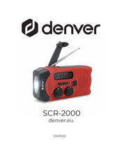 Denver SCR-2000 Mode D'emploi