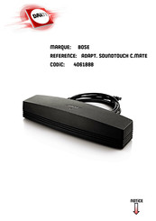 Bose CineMate 220 Notice D'utilisation