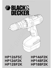 Black & Decker HP126FSC Mode D'emploi