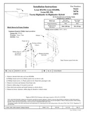 Cequent Towing Products 75153 Instructions D'installation