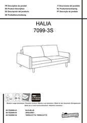 Vente Unique HALIA 7099-3S Instructions De Montage