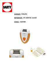 Philips HP 6409/00 Mode D'emploi