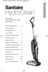 Sanitaire HydroClean SC930 Guide De L'utilisateur