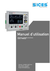 Sices DST4602Evolution Manuel D'utilisation