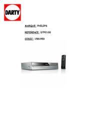 Philips DTP2130 Mode D'emploi