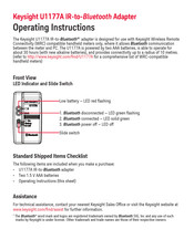 Keysight Technologies U1177A Manuel D'utilisation