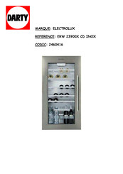 Electrolux ERW 23910 Serie Notice D'utilisation