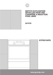 Gorenje EITP6574XPD Notice D'utilisation