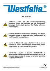 Westfalia FM BK 4545 T Mode D'emploi