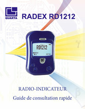 QUARTA RADEX RD1212 Guide De Consultation Rapide