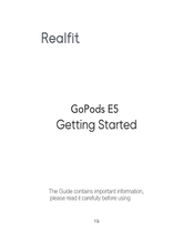 Realfit GoPods E5 Mode D'emploi