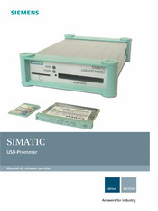 Siemens SIMATIC USB-Prommer Manuel De Mise En Service
