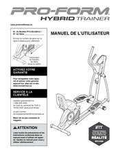 Pro-Form Hybrid Trainer Manuel De L'utilisateur