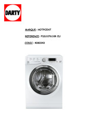 Hotpoint FDD 10761 Mode D'emploi