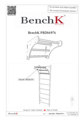 BenchK PB204/076 Instructions De Montage