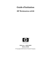 HP Workstation X2100 Guide D'initiation