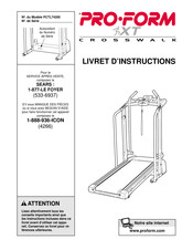 Pro-Form CROSSWALK XT Livret D'instructions