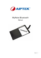 AIPTEK MyNote Bluetooth Manuel