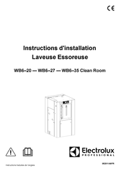 Electrolux Professional WB6-20 Instructions D'installation