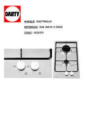 Electrolux EHG 30215 X INOX Notice D'utilisation