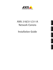 Axis Communications 211 Guide D'installation