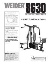 Weider WESY8630C4 Livret D'instructions