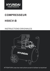 Hyundai H50CV-B Instructions Originales