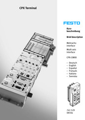 Festo CPX-CMXX Mode D'emploi