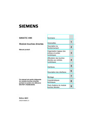 Siemens 6AV7671-7DA00-0AA0 Manuel Produit