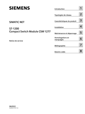 Siemens 6GK7277-1AA10-0AA0 Notice De Service