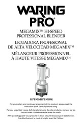 Waring Pro MEGAMIX HPB300 Mode D'emploi