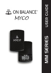 Myco On Balance MM Serie Mode D'emploi