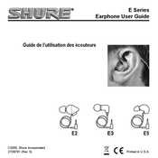 Shure E5 Guide De L'utilisation