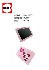 Ingo Devices Hello Kitty HEU004D Mode D'emploi