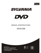 Sylvania SDVD1096 Manuel D'instructions