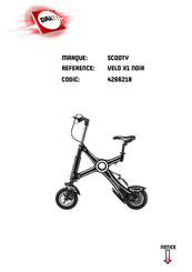 Scooty X1 Manuel D'utilisation
