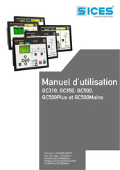 Sices GC500 Manuel D'utilisation