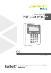 Satel perfecta micra PRF-LCD-WRL Mode D'emploi